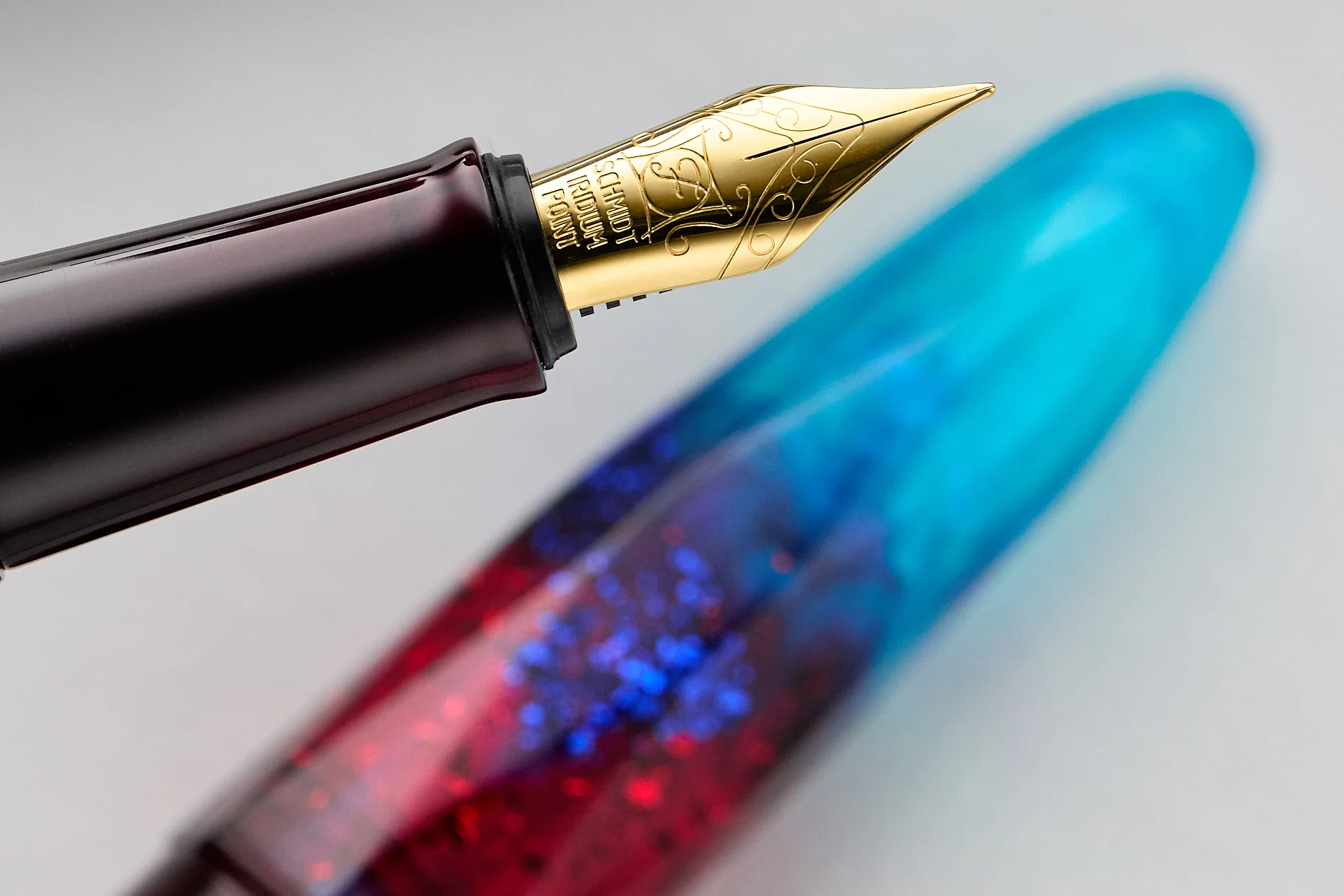 BENU Briolette Fountain Pen - Fiery Azure - Image 9