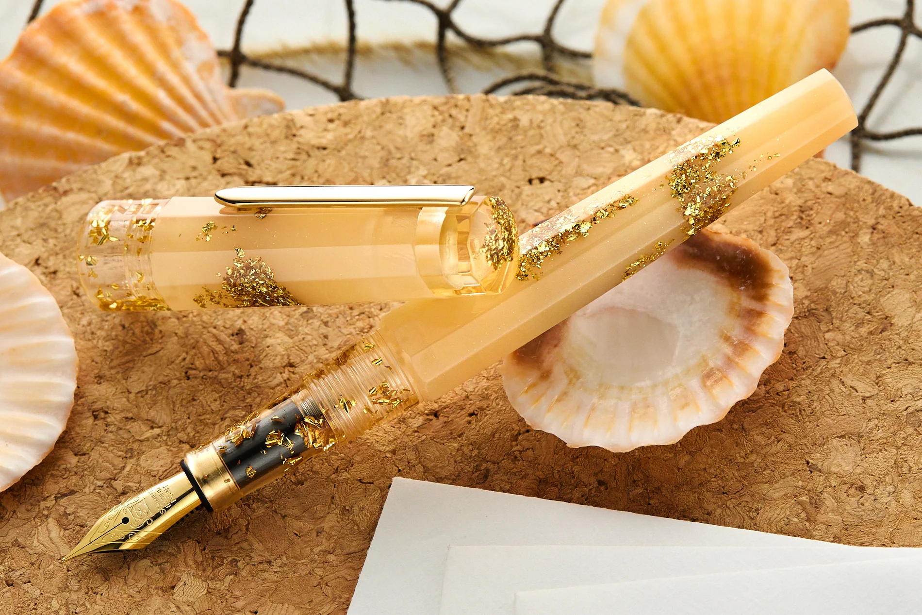 BENU Euphoria Fountain Pen - Golden Beach - Image 11