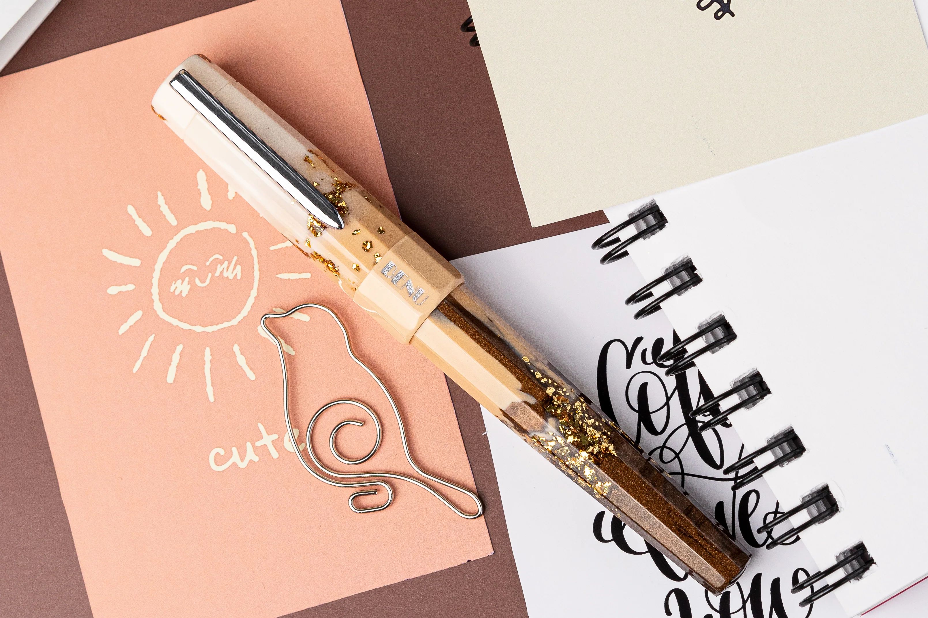 BENU Euphoria Fountain Pen - Iced Caramel Latte (Special Edition) - Image 14