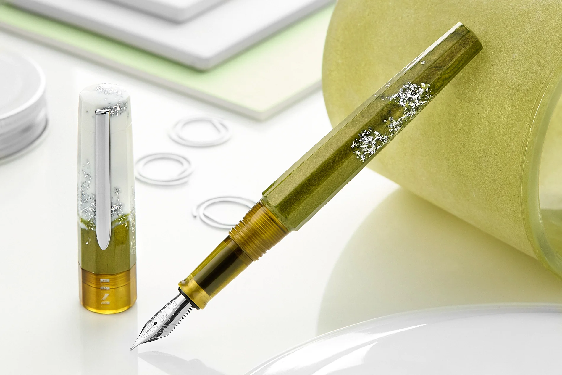 BENU Euphoria Fountain Pen - Matcha Latte (Special Edition) - Image 9