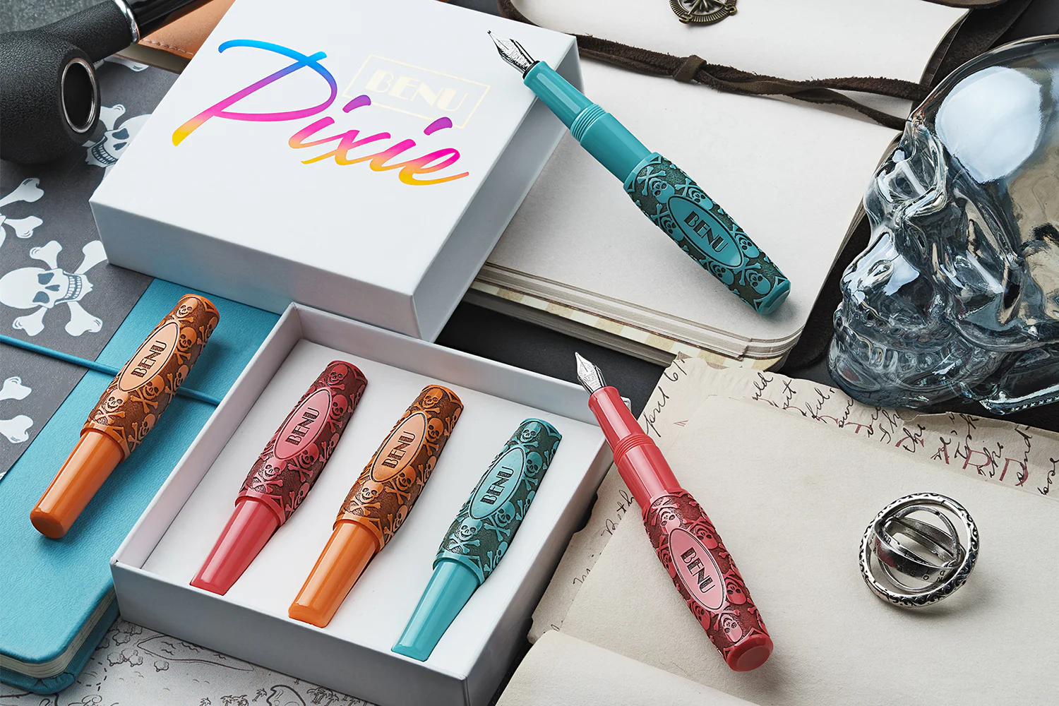 BENU Pixie Fountain Pen Set - Jolly Roger Vintage - Image 4