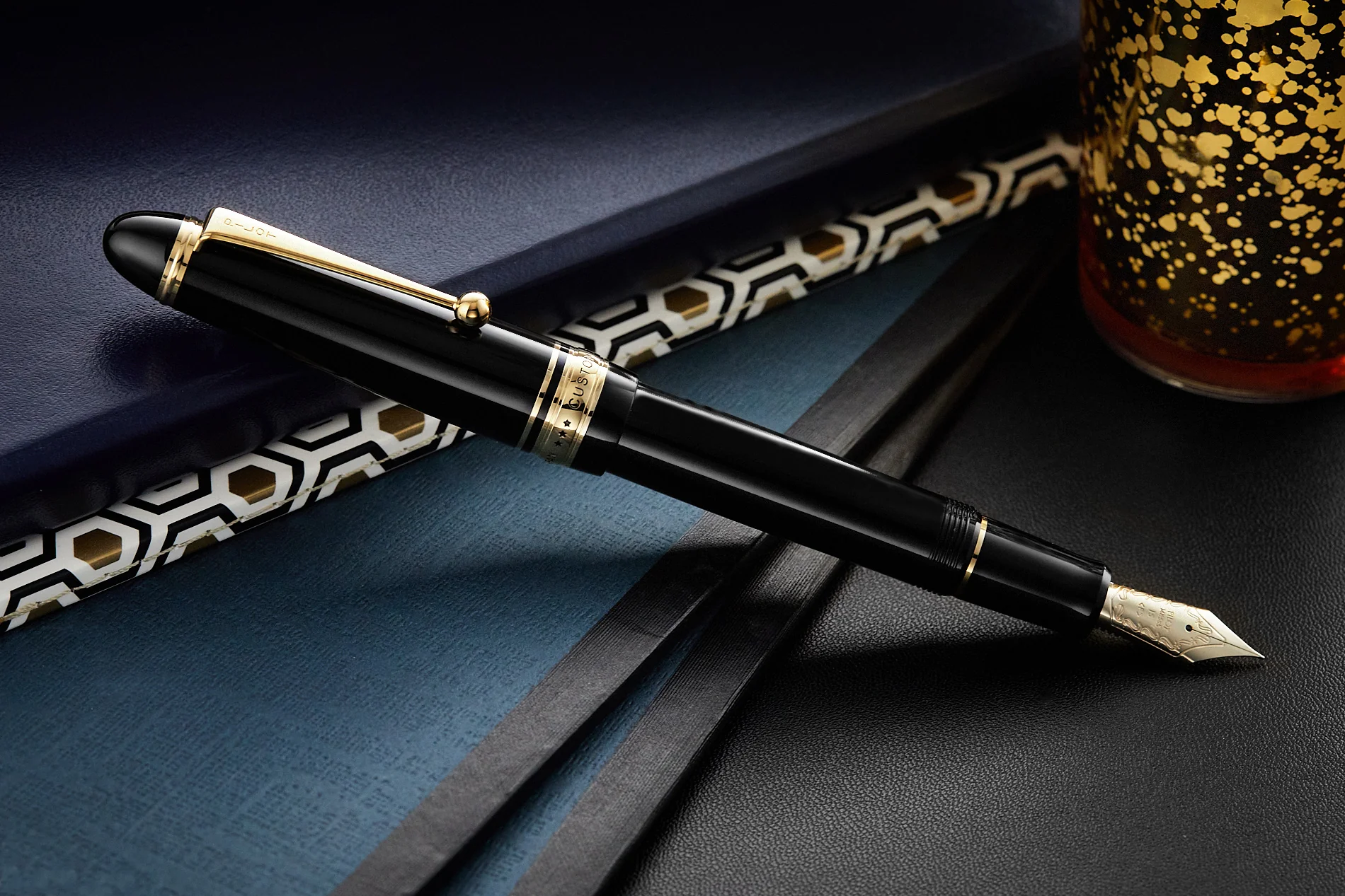 (Bottom Shelf) Pilot Custom 743 Fountain Pen - Black - Image 8