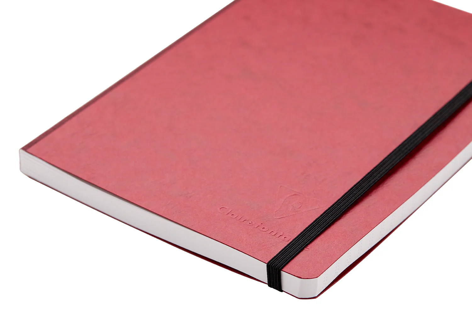 Clairefontaine Basic Clothbound A4 Notebook - Red, Lined - Image 3