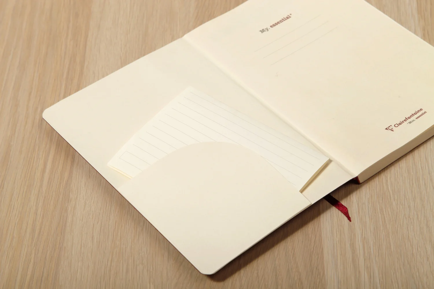 Clairefontaine Basic My Essential A5 Notebook - Tan, Dot Grid - Image 6