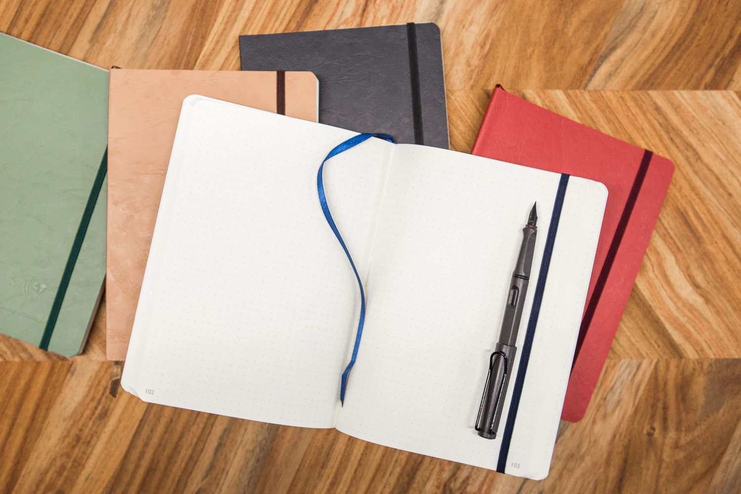 Clairefontaine Basic My Essential A5 Notebook - Tan, Dot Grid - Image 9