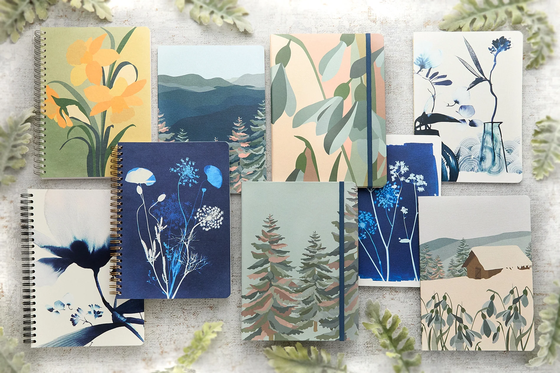Clairefontaine Cyanotype A5 Wirebound Notebook - Lined - Image 8