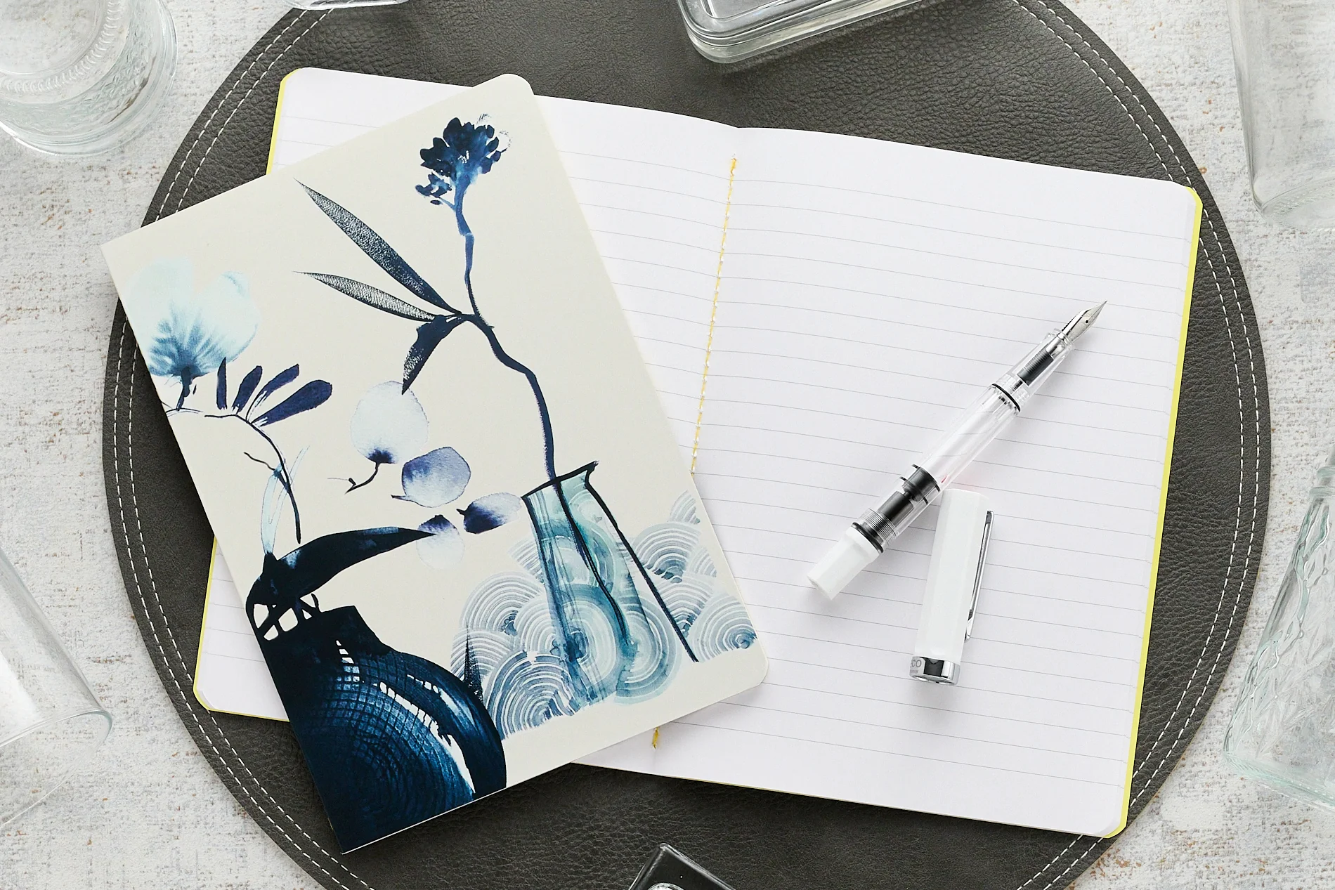 Clairefontaine Inkebana A5 Stitched Notebooks - Lined (3-Pack) - Image 2