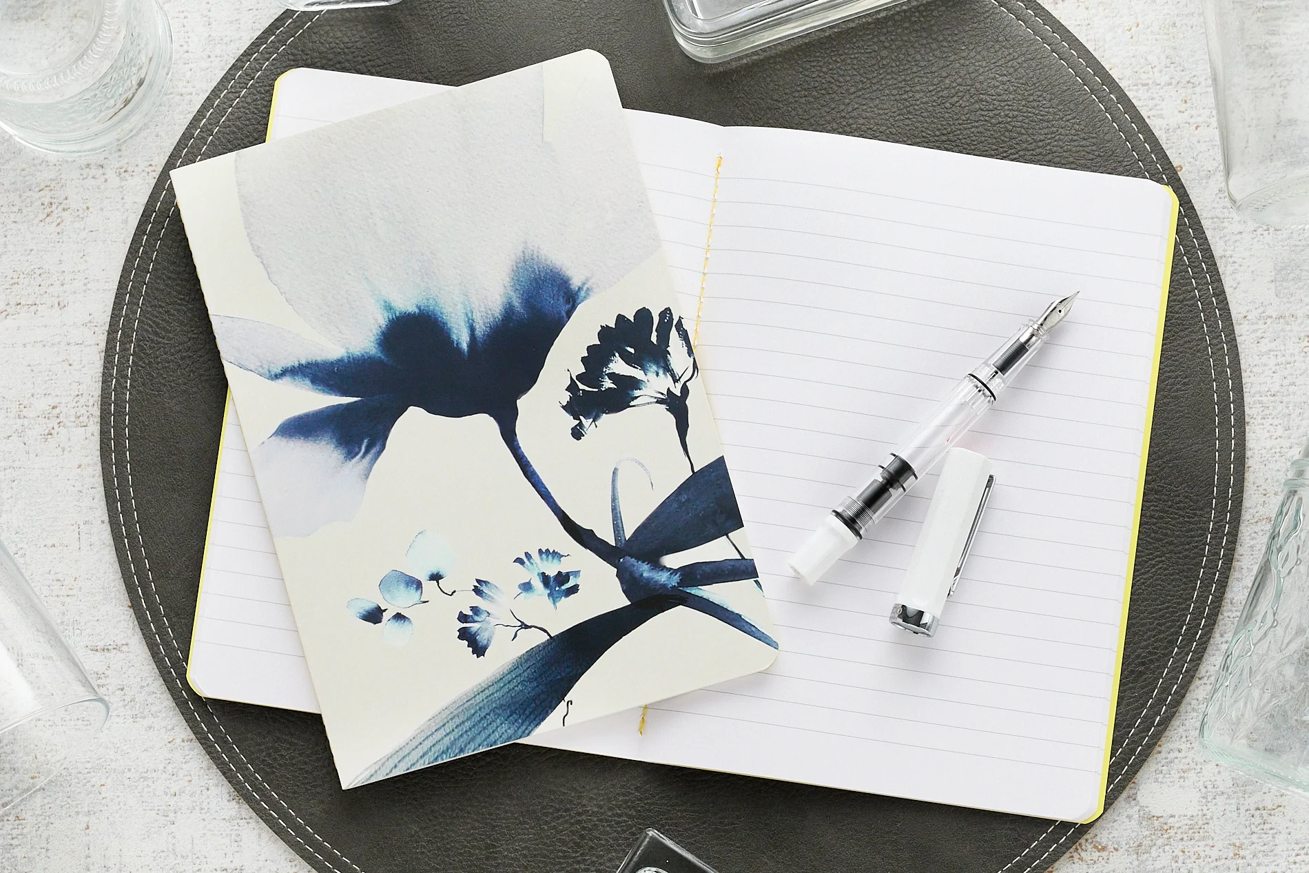 Clairefontaine Inkebana A5 Stitched Notebooks - Lined (3-Pack) - Image 3