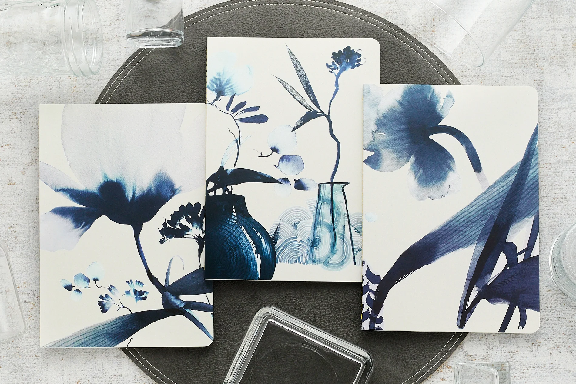 Clairefontaine Inkebana A5 Stitched Notebooks - Lined (3-Pack) - Image 4