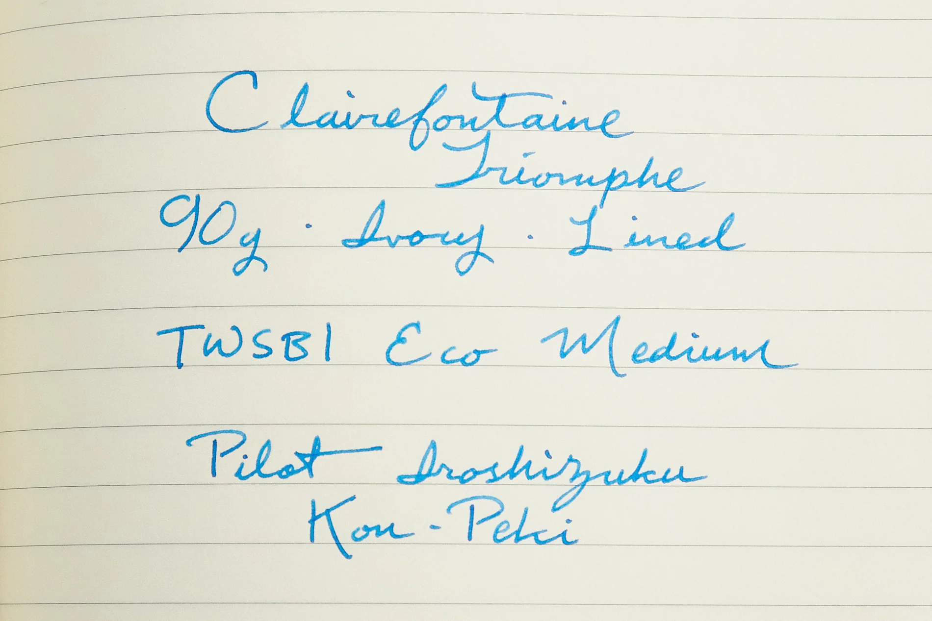 Clairefontaine Triomphe A5 Notebook - Lined Ivory Paper - Image 3