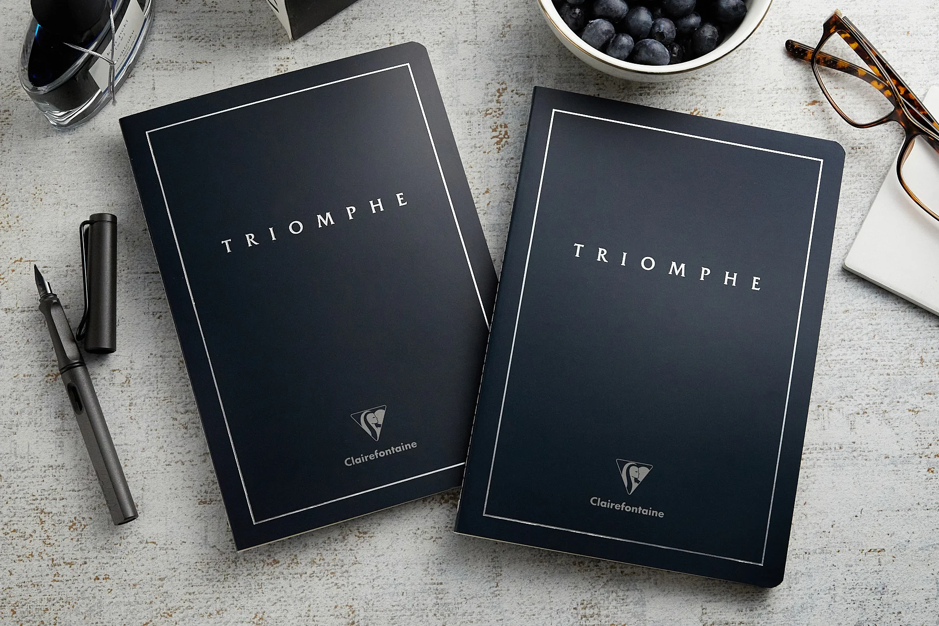 Clairefontaine Triomphe A5 Notebook - Lined Ivory Paper - Image 5