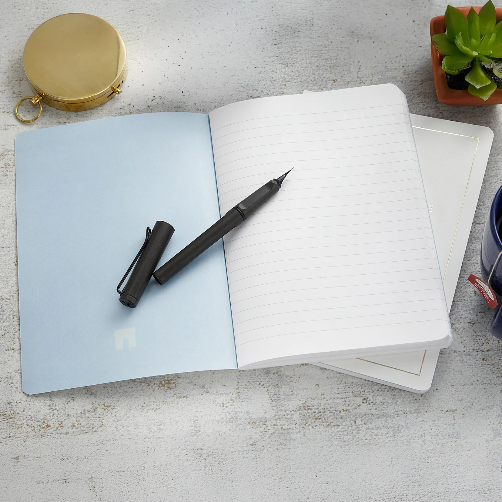Clairefontaine Triomphe A5 Notebook - Lined White Paper