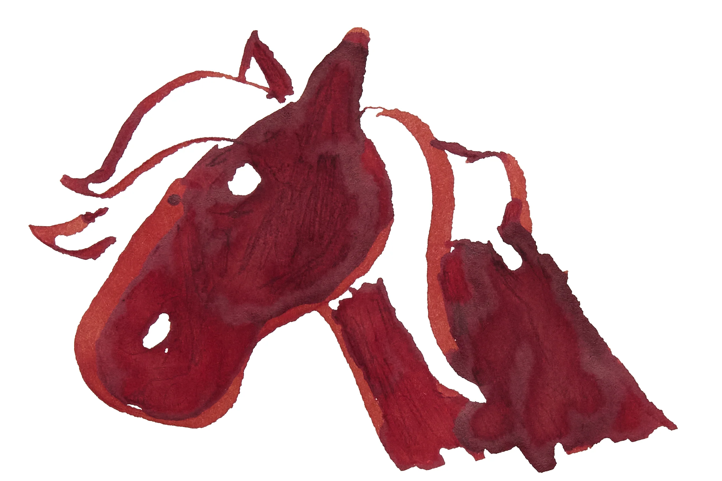 Colorverse Red Horse Standard - 15ml Bottled Ink - Image 4