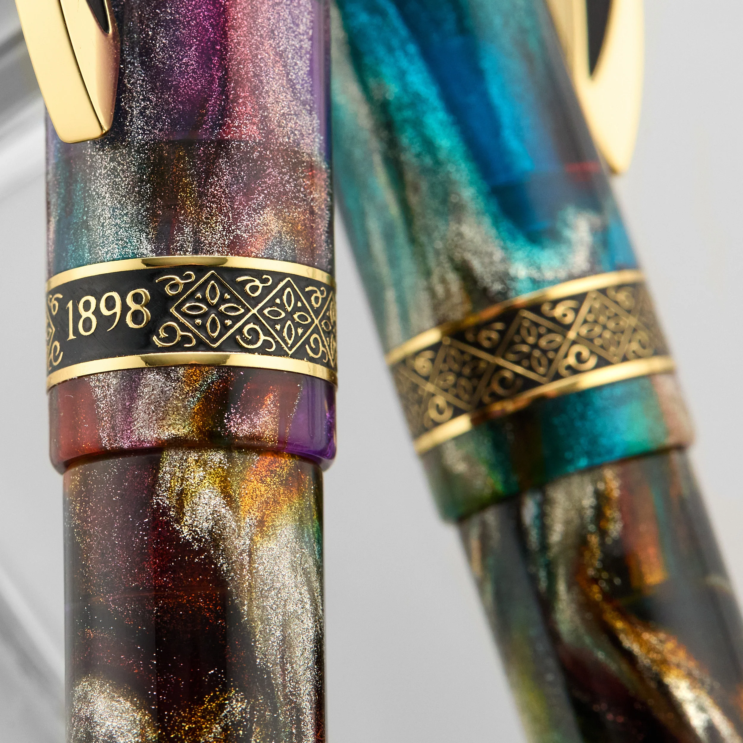 Conklin 1898 Fountain Pen - Primary Manipulation 5.0 Gold (Limited Edition) - Image 8