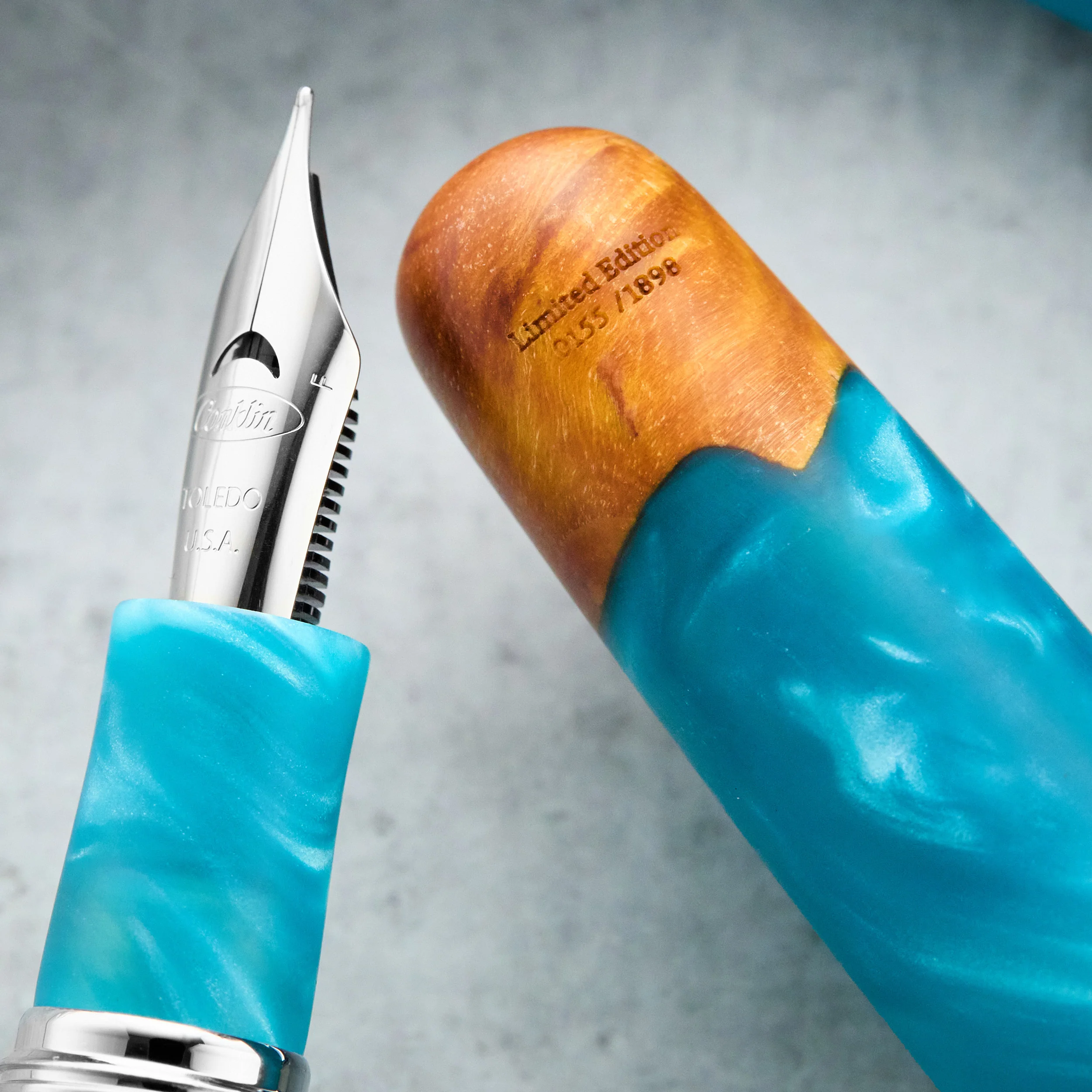 Conklin 1898 Fountain Pen - Spectra Fusion Blue (Limited Edition) - Image 4