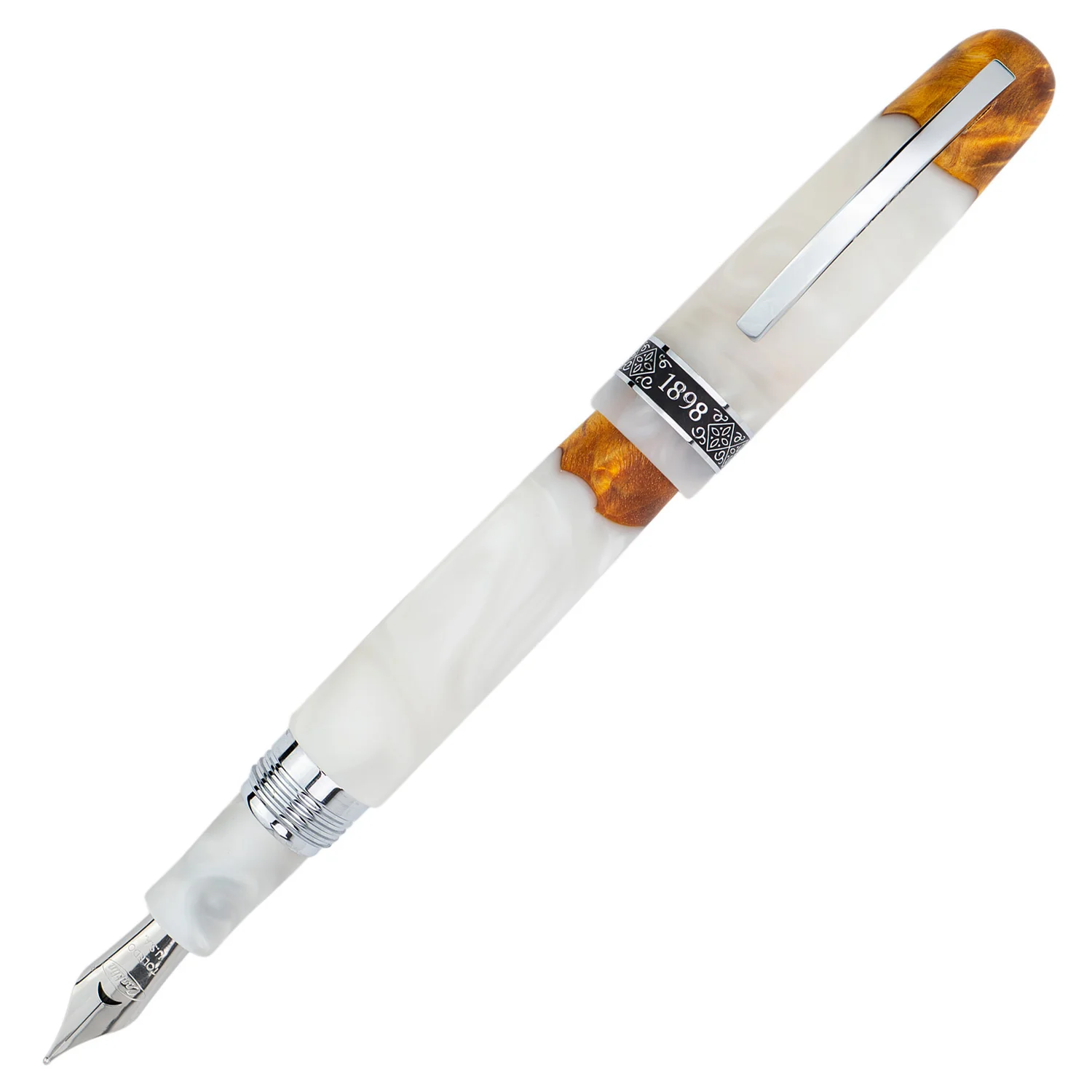 Conklin 1898 Fountain Pen - Spectra Fusion White (Limited Edition) - Image 7