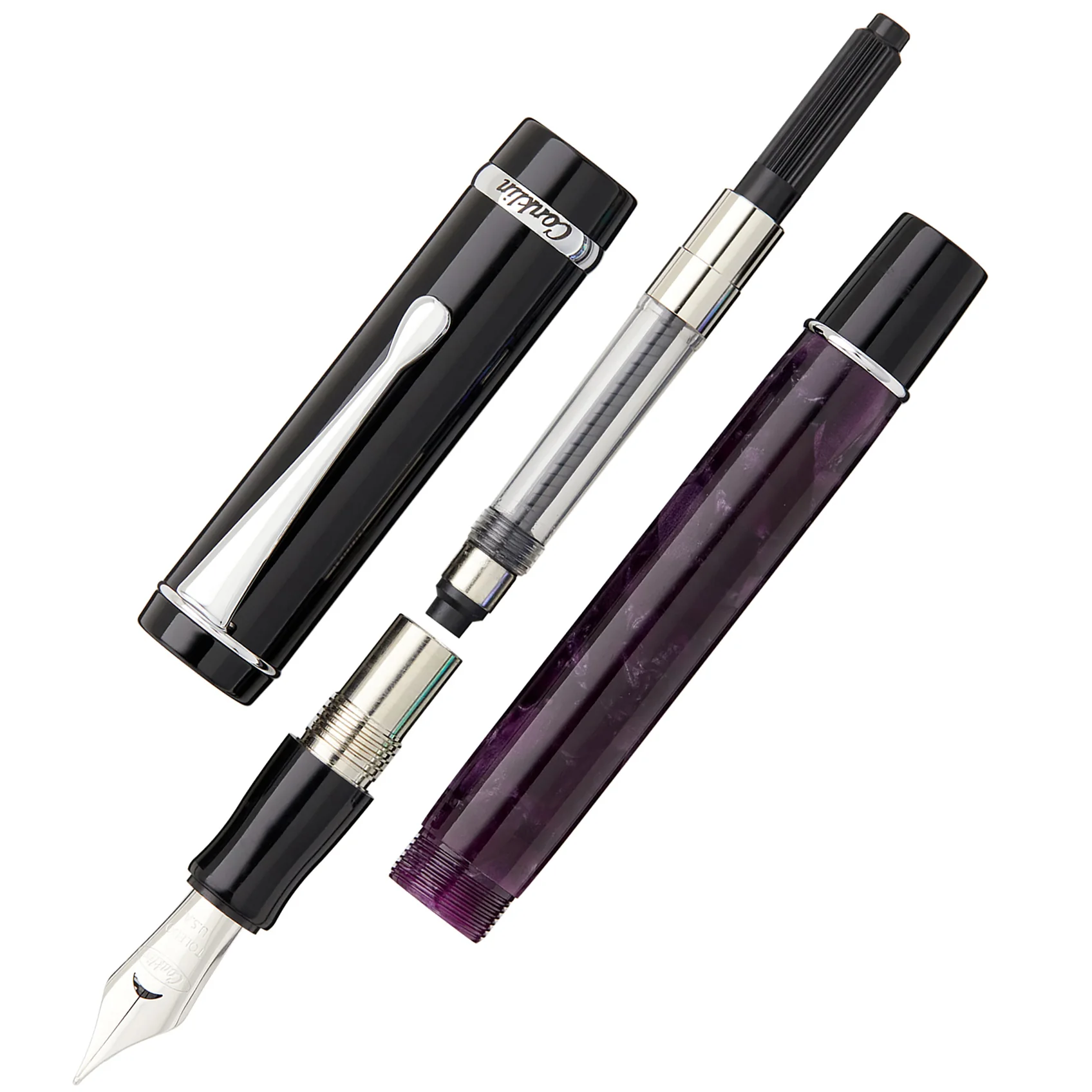 Conklin Duragraph Fountain Pen - Purple Nights - Image 3