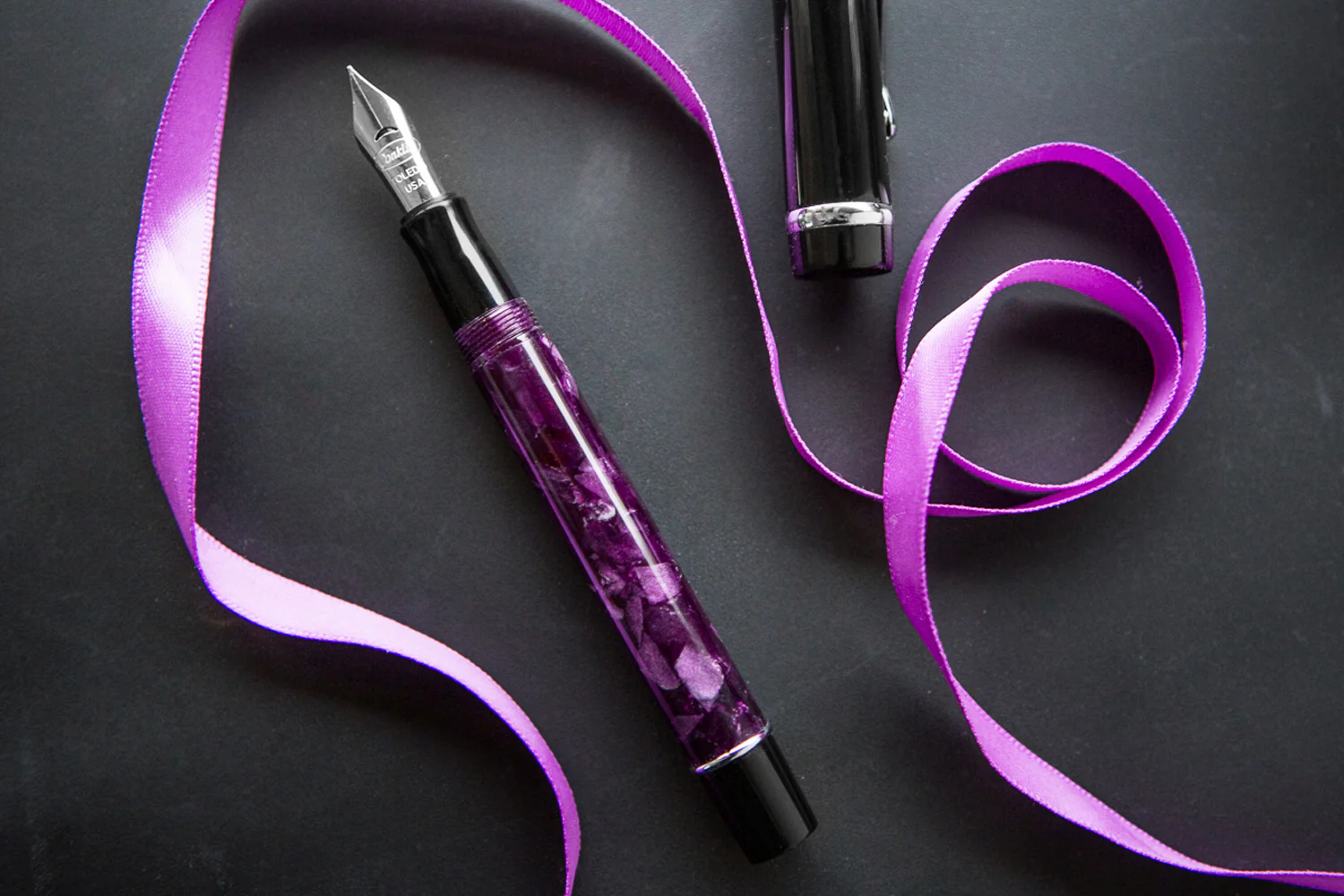 Conklin Duragraph Fountain Pen - Purple Nights - Image 4