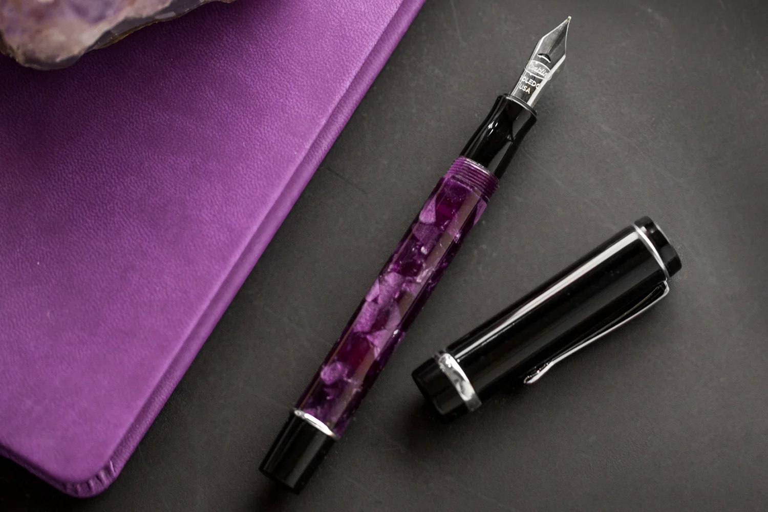 Conklin Duragraph Fountain Pen - Purple Nights - Image 5