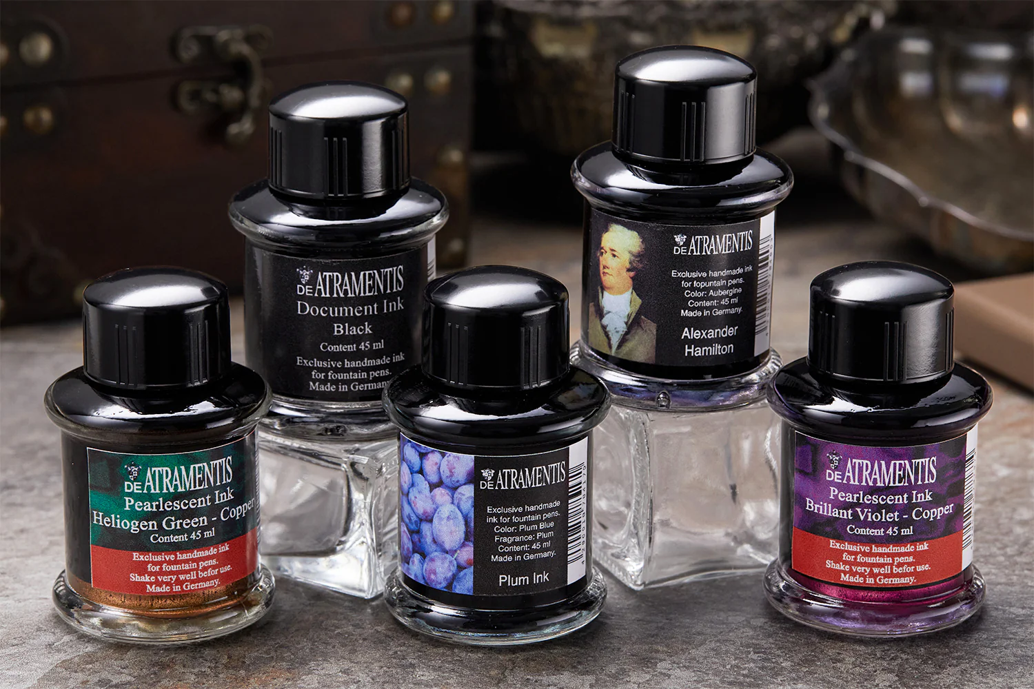 De Atramentis Document Ink Black - 45ml Bottled Ink - Image 16