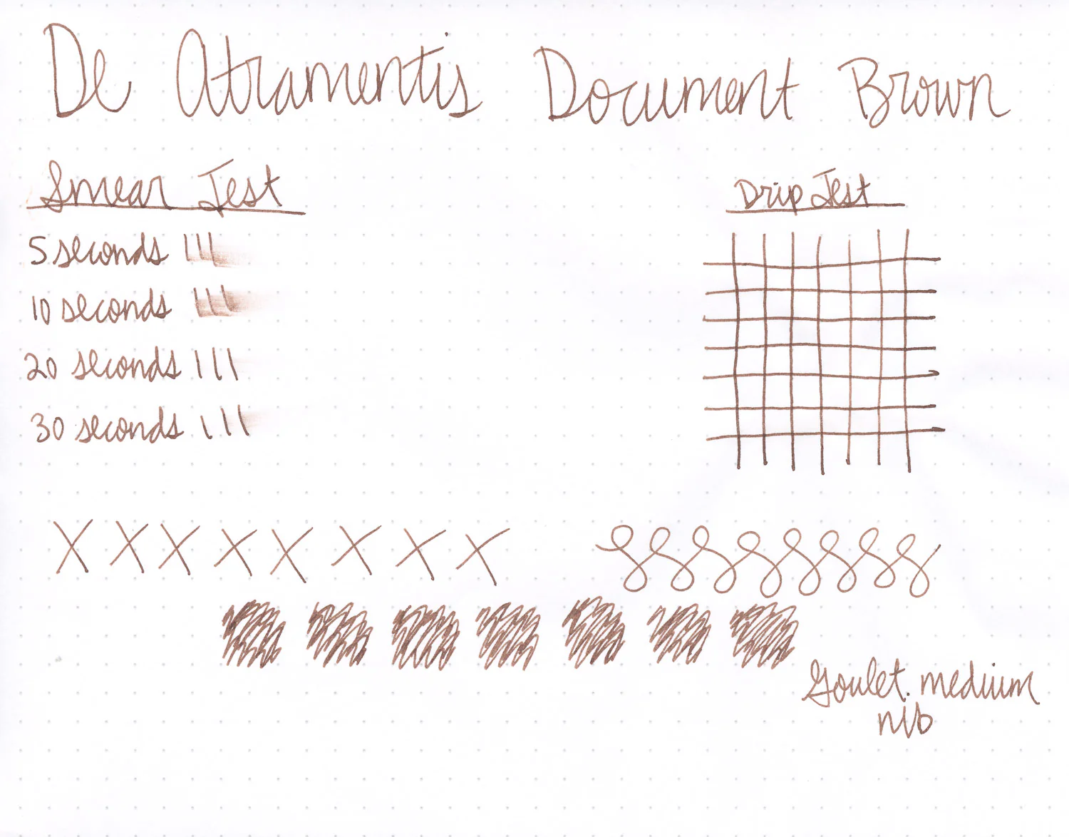 De Atramentis Document Ink Brown - 45ml Bottled Ink - Image 2