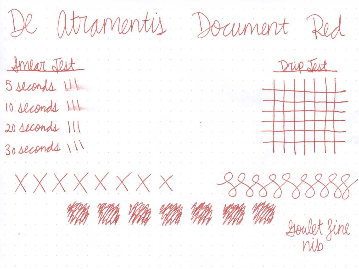 De Atramentis Document Ink Red - 45ml Bottled Ink - Image 4