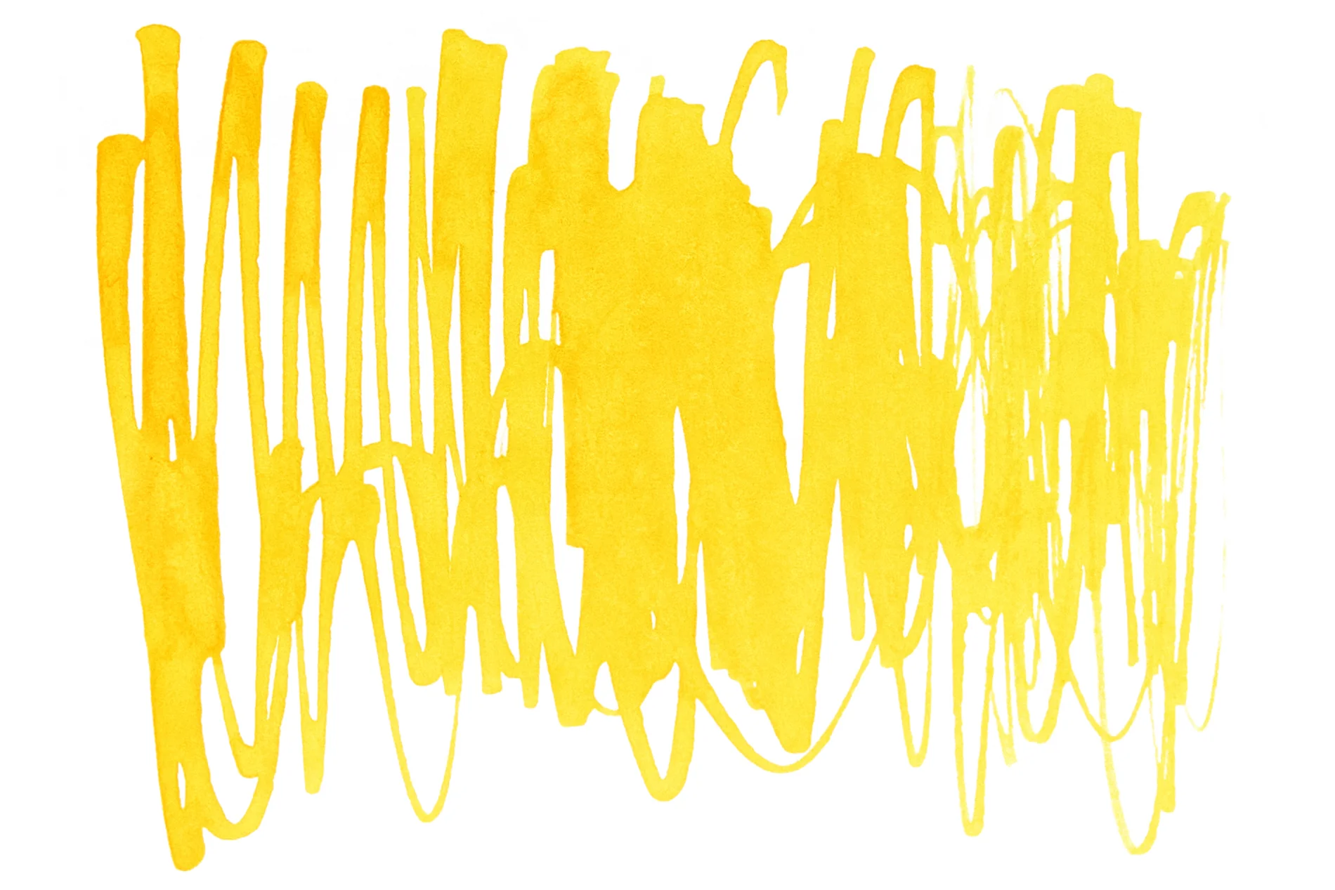 De Atramentis Document Ink Yellow - Ink Sample - Image 4