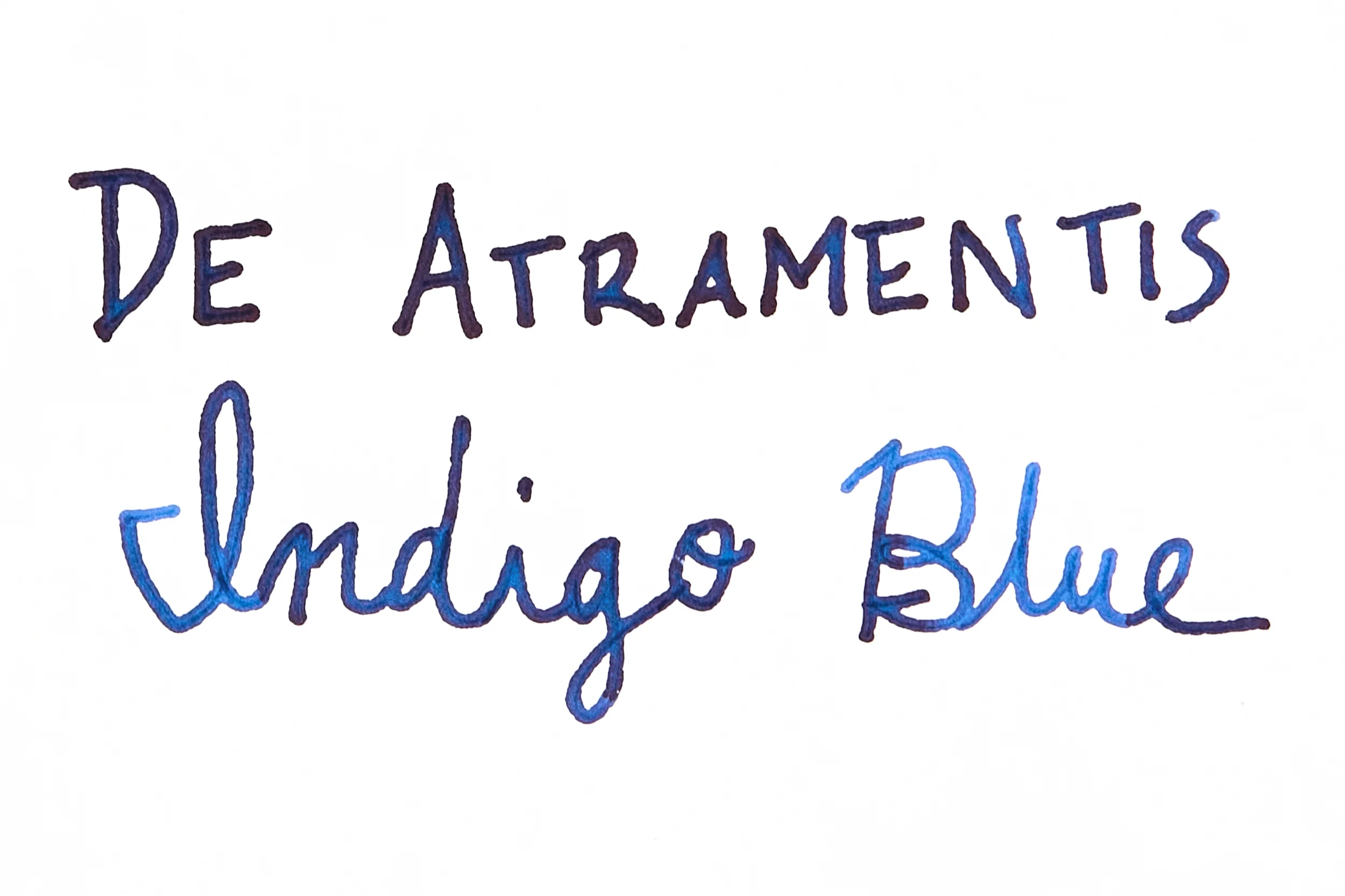 De Atramentis Indigo Blue - 45ml Bottled Ink - Image 2