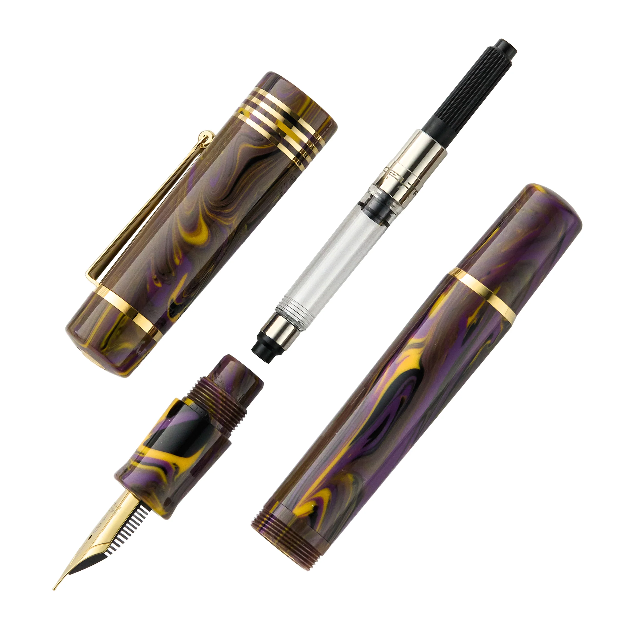 Delta Neo Gallery Fountain Pen - Iris - Image 3
