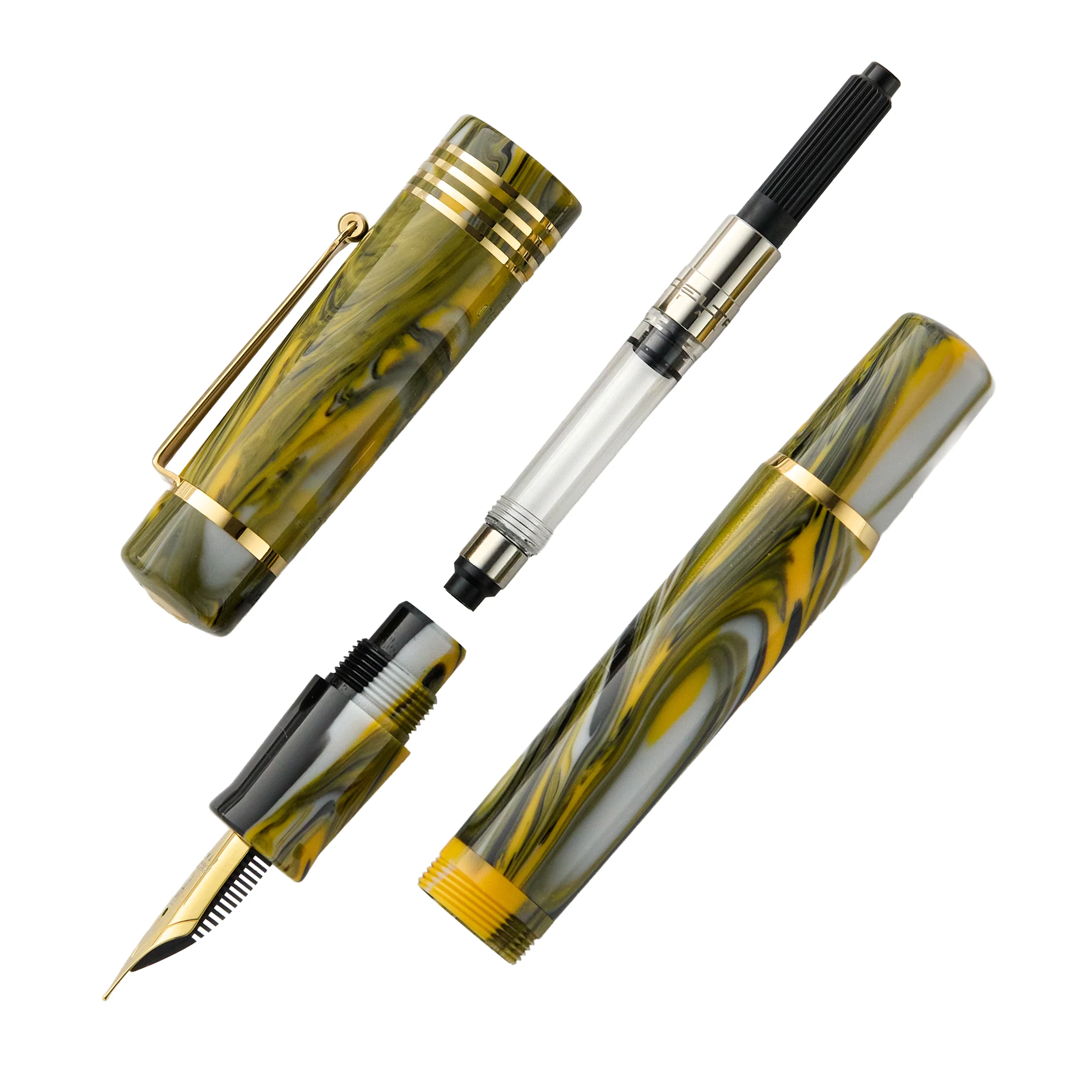 Delta Neo Gallery Fountain Pen - Marigold - Image 3