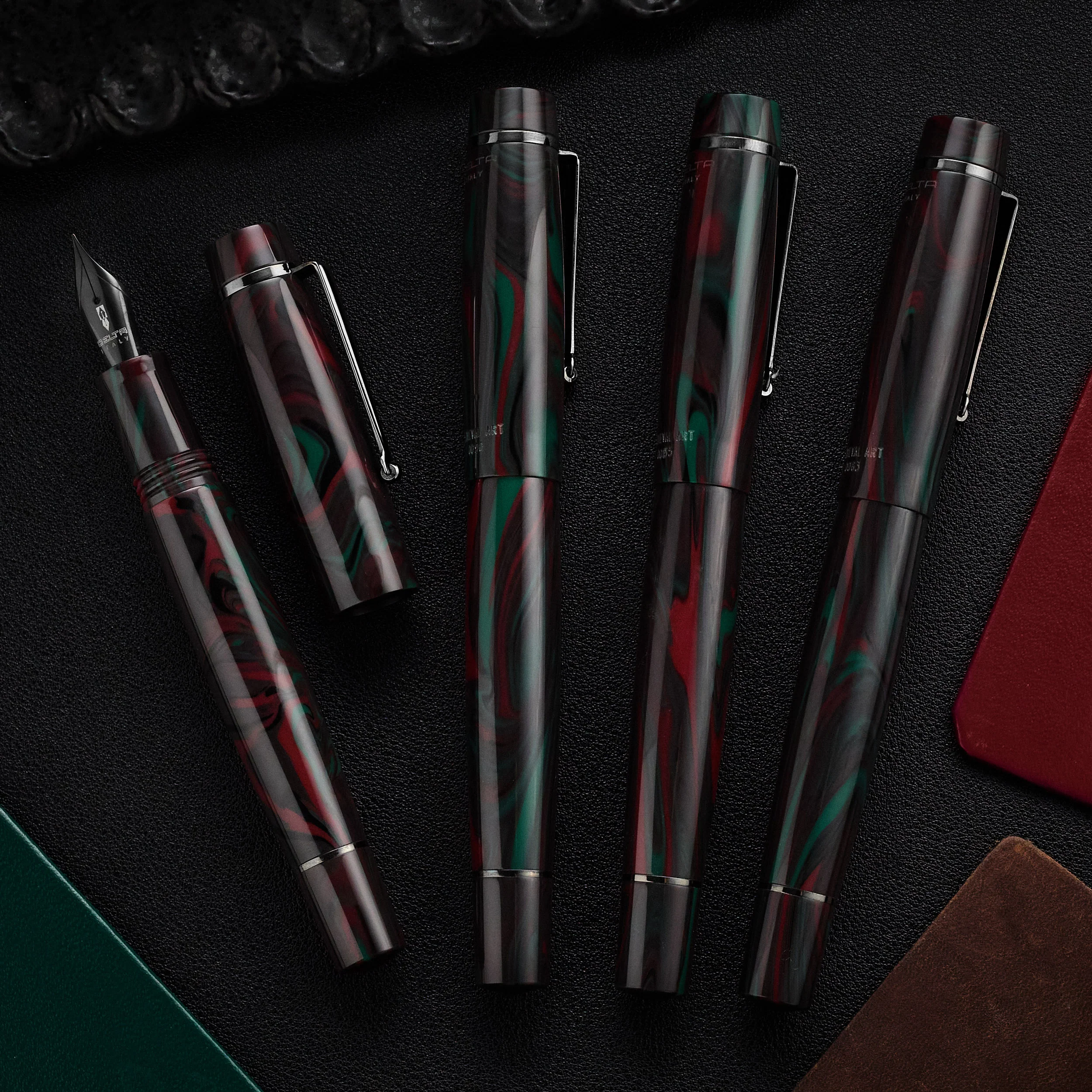 Delta Signs of Time Fountain Pen - Medieval Art (Special Edition) - Image 12