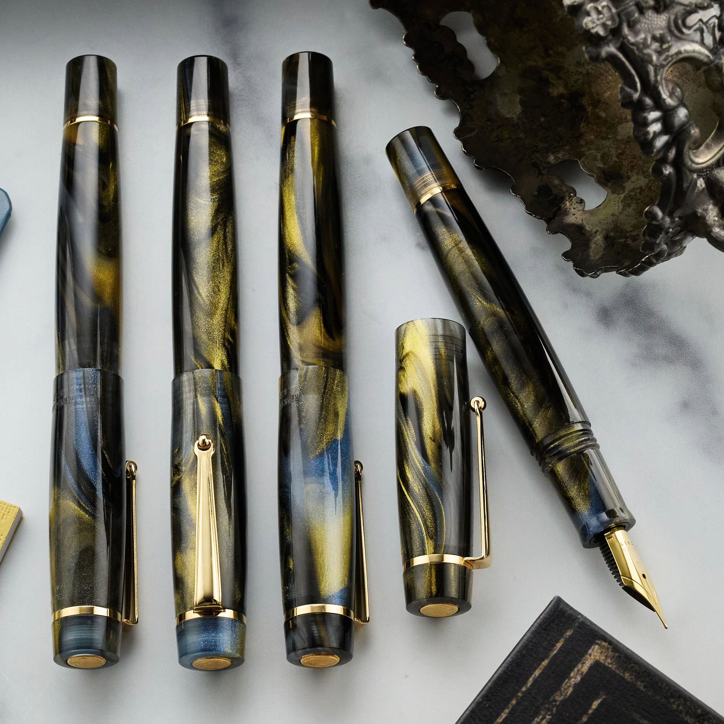 Delta Signs of Time Fountain Pen - Renaissance (Special Edition) - Image 12