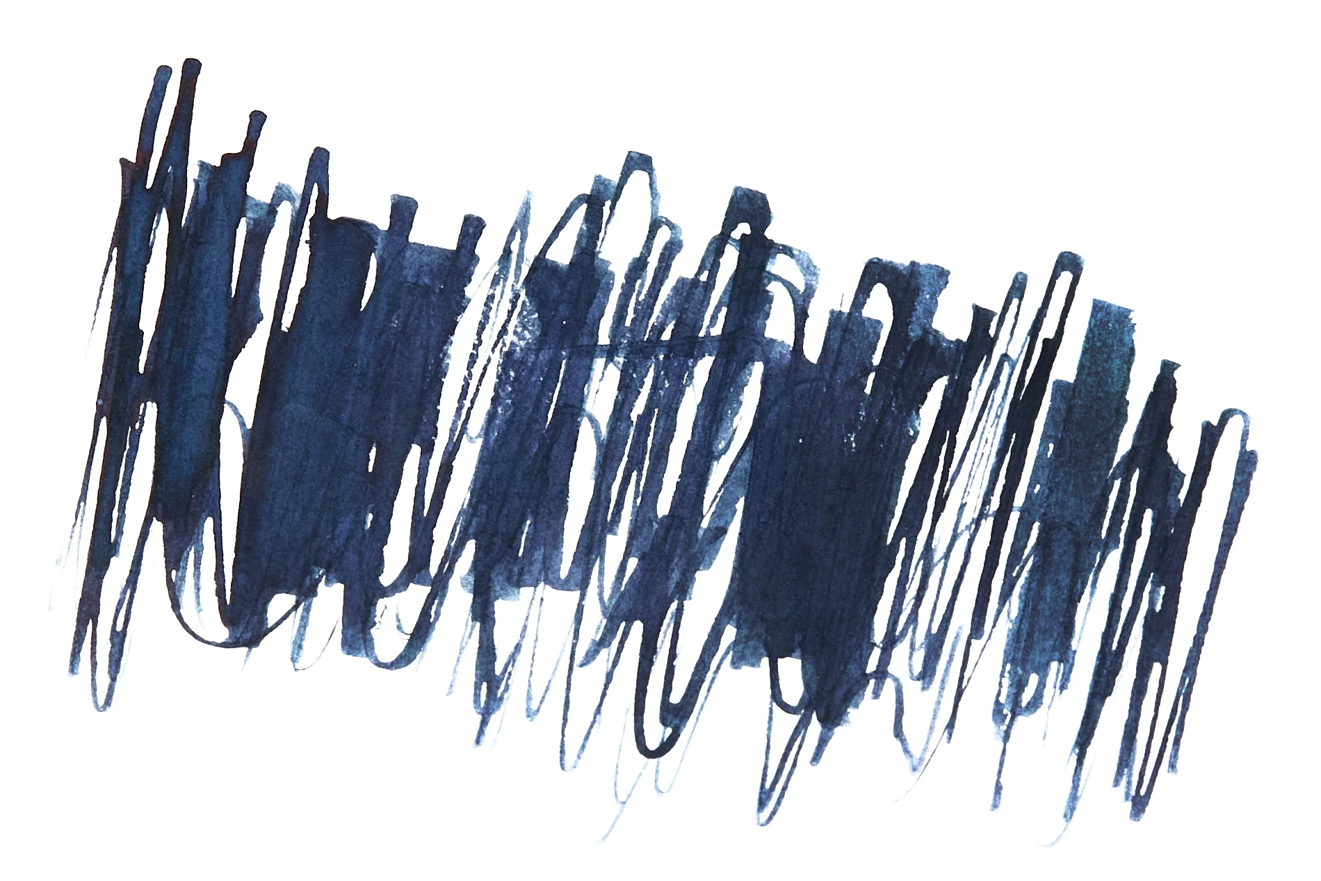 Diamine 1864 Blue Black - Ink Sample - Image 2