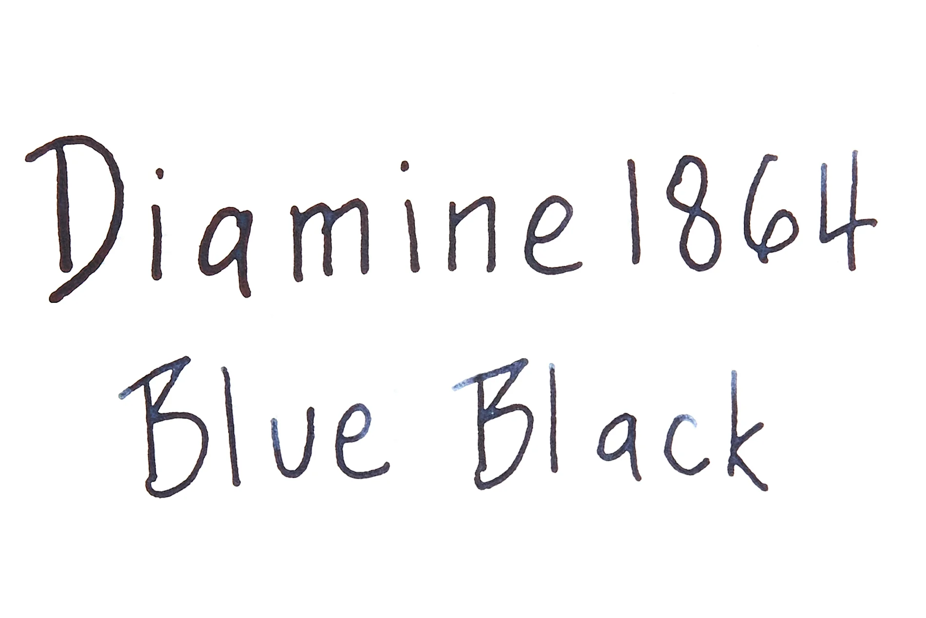 Diamine 1864 Blue Black - Ink Sample - Image 6