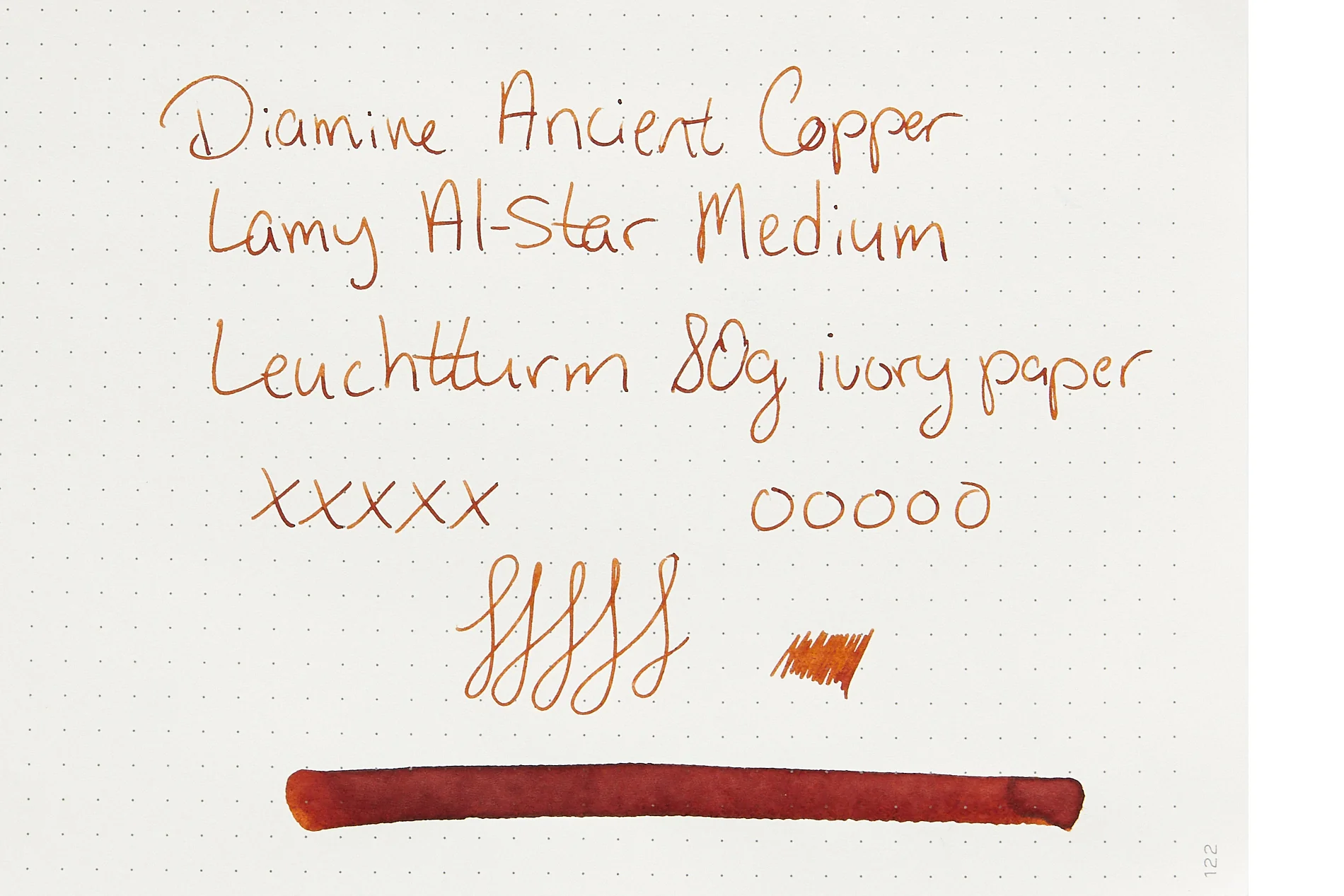 Diamine Ancient Copper - Ink Cartridges - Image 4