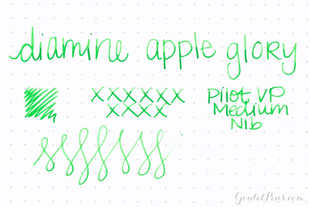 Diamine Apple Glory - 30ml Bottled Ink - Image 7