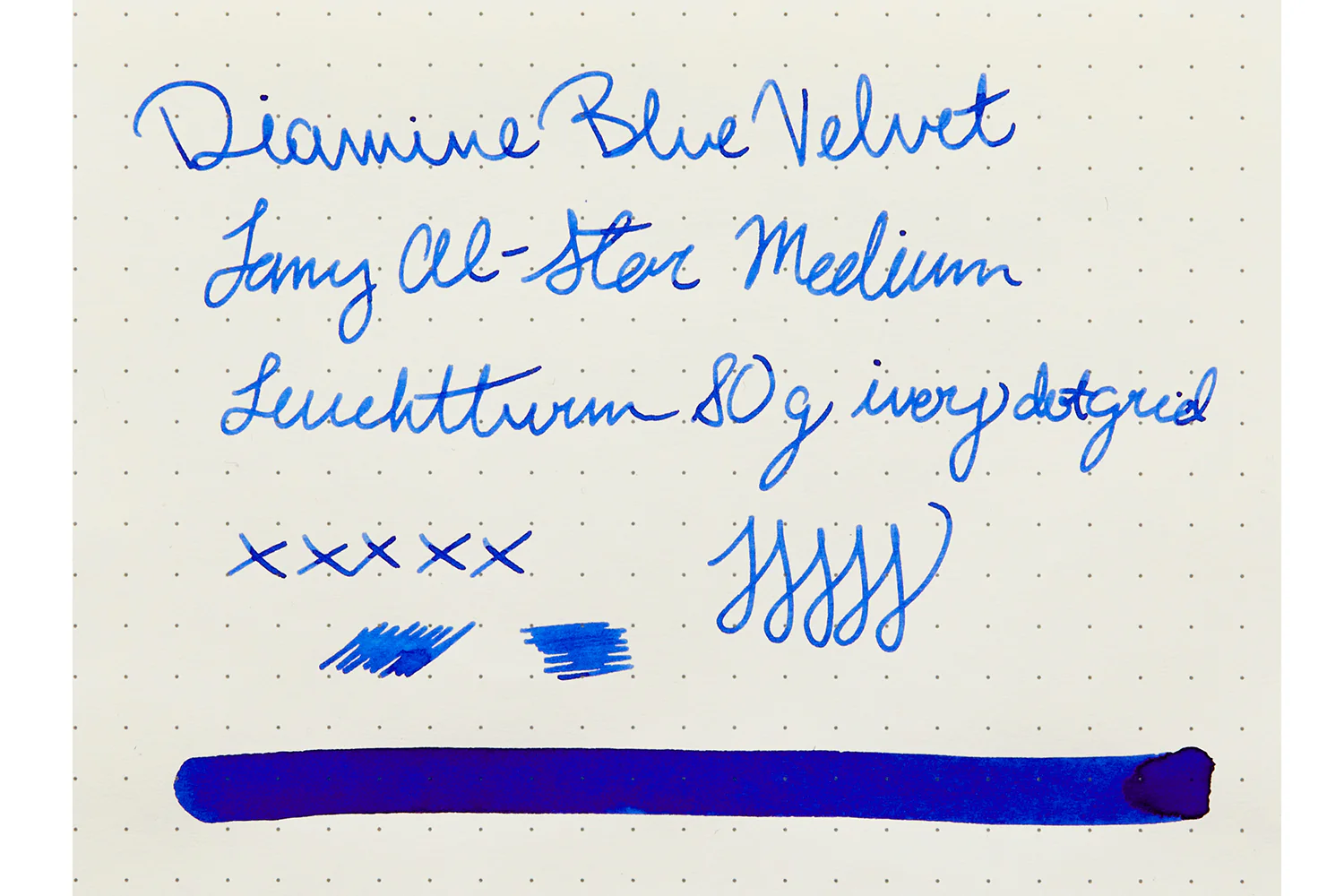 Diamine Blue Velvet - Ink Sample - Image 4