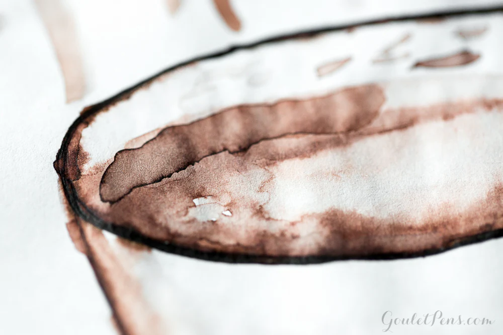 Diamine Chocolate Brown - Ink Sample - Image 10