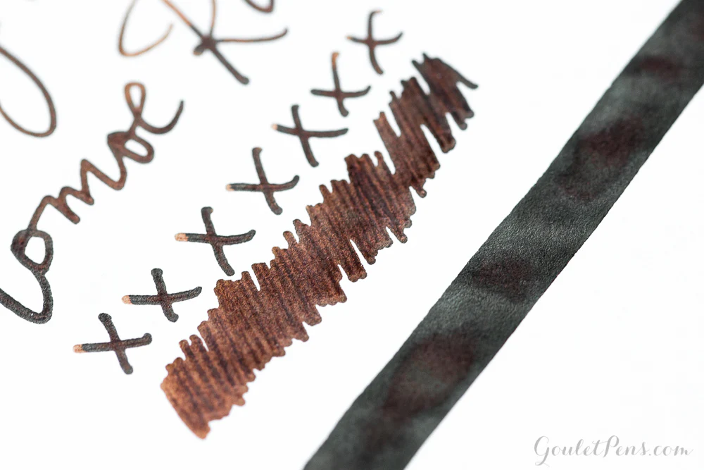 Diamine Chocolate Brown - Ink Sample - Image 7
