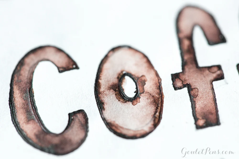 Diamine Chocolate Brown - Ink Sample - Image 8