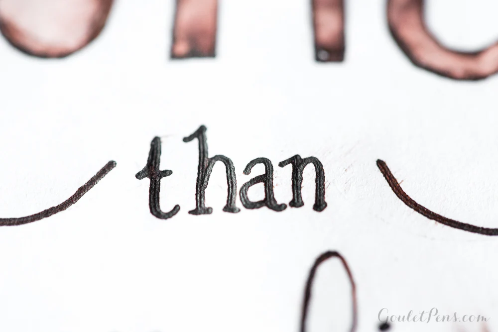 Diamine Chocolate Brown - Ink Sample - Image 9