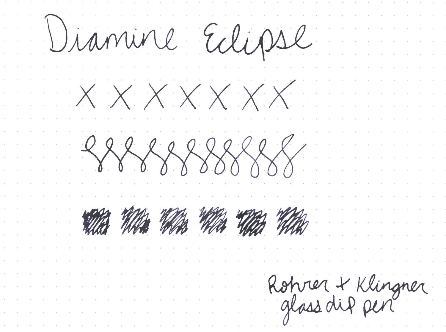 Diamine Eclipse - Ink Sample - Image 8