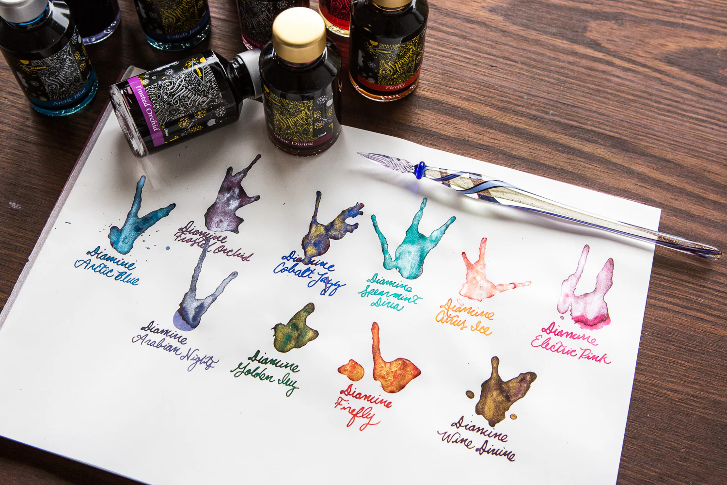 Diamine Firefly - Ink Sample - Image 4