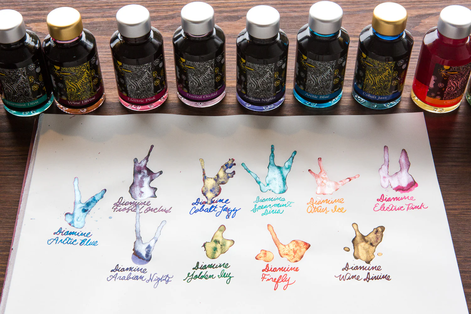 Diamine Firefly - Ink Sample - Image 5