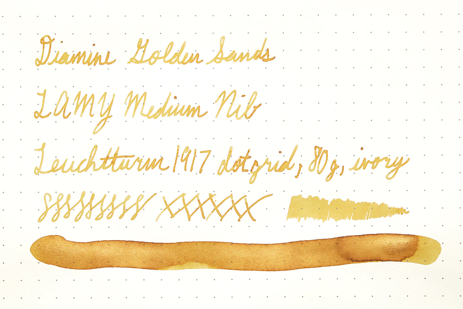 Diamine Golden Sands - 50ml Bottled Ink - Image 10