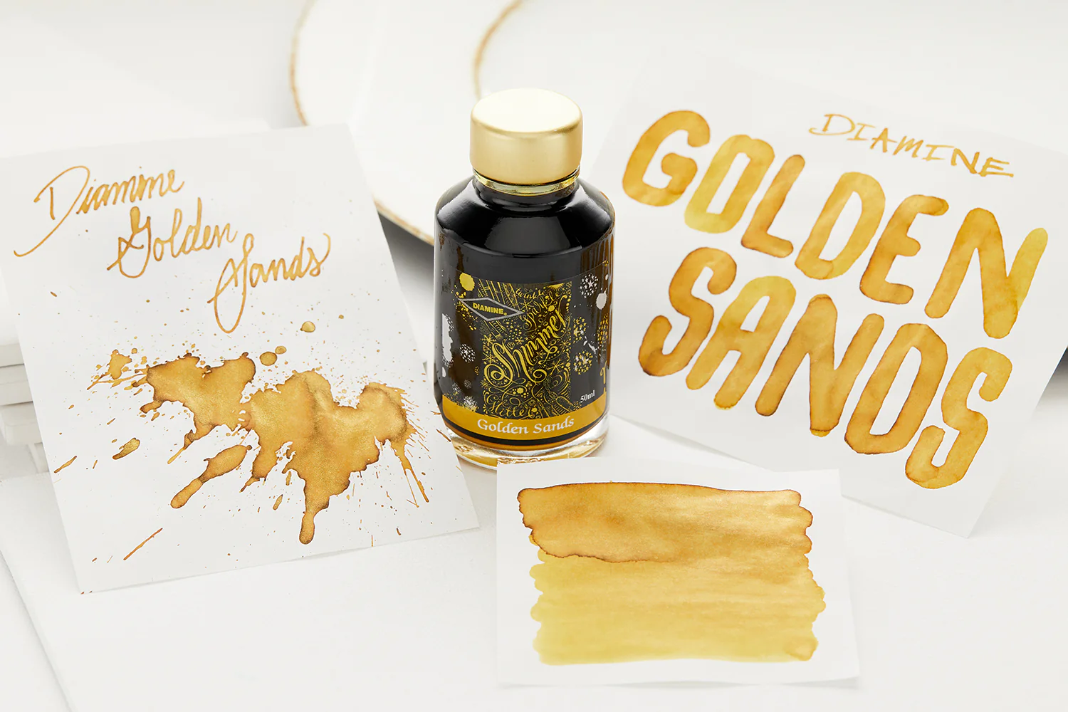 Diamine Golden Sands - Ink Sample - Image 4