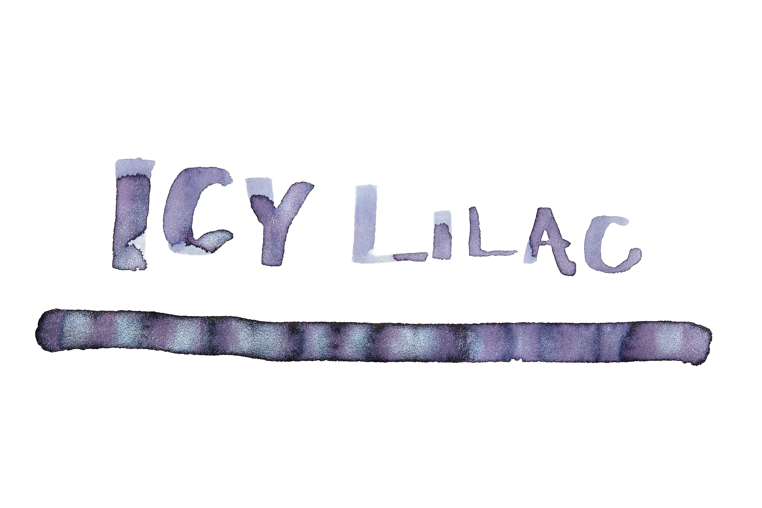 Diamine Icy Lilac - Ink Sample - Image 5