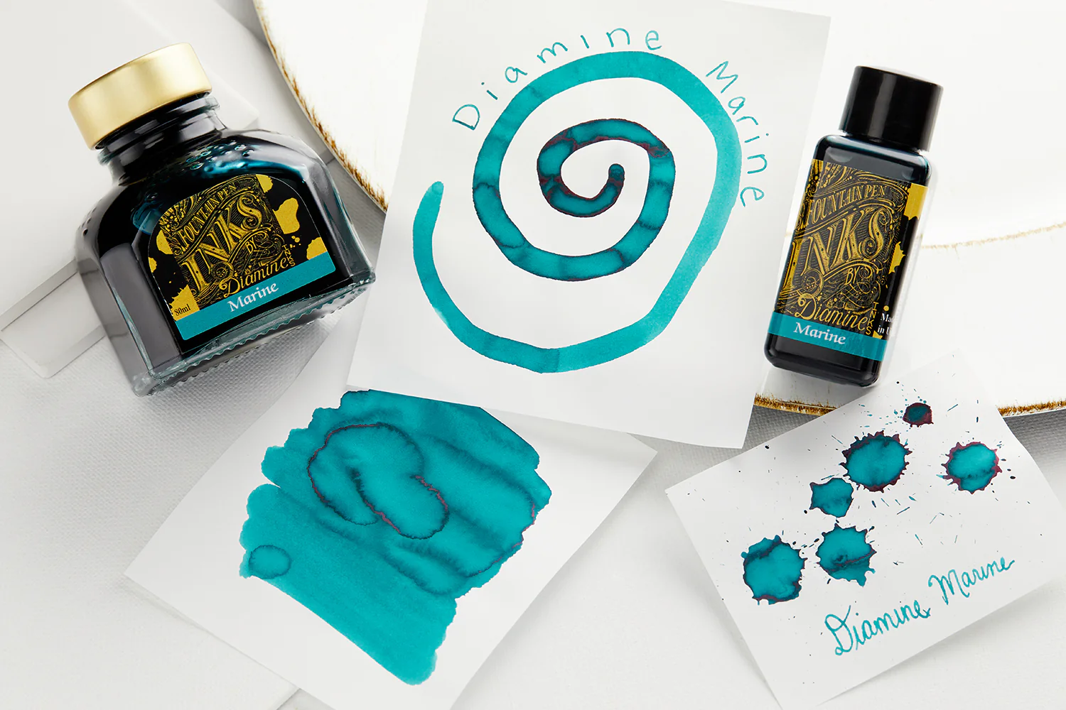 Diamine Marine - Ink Sample - Image 5