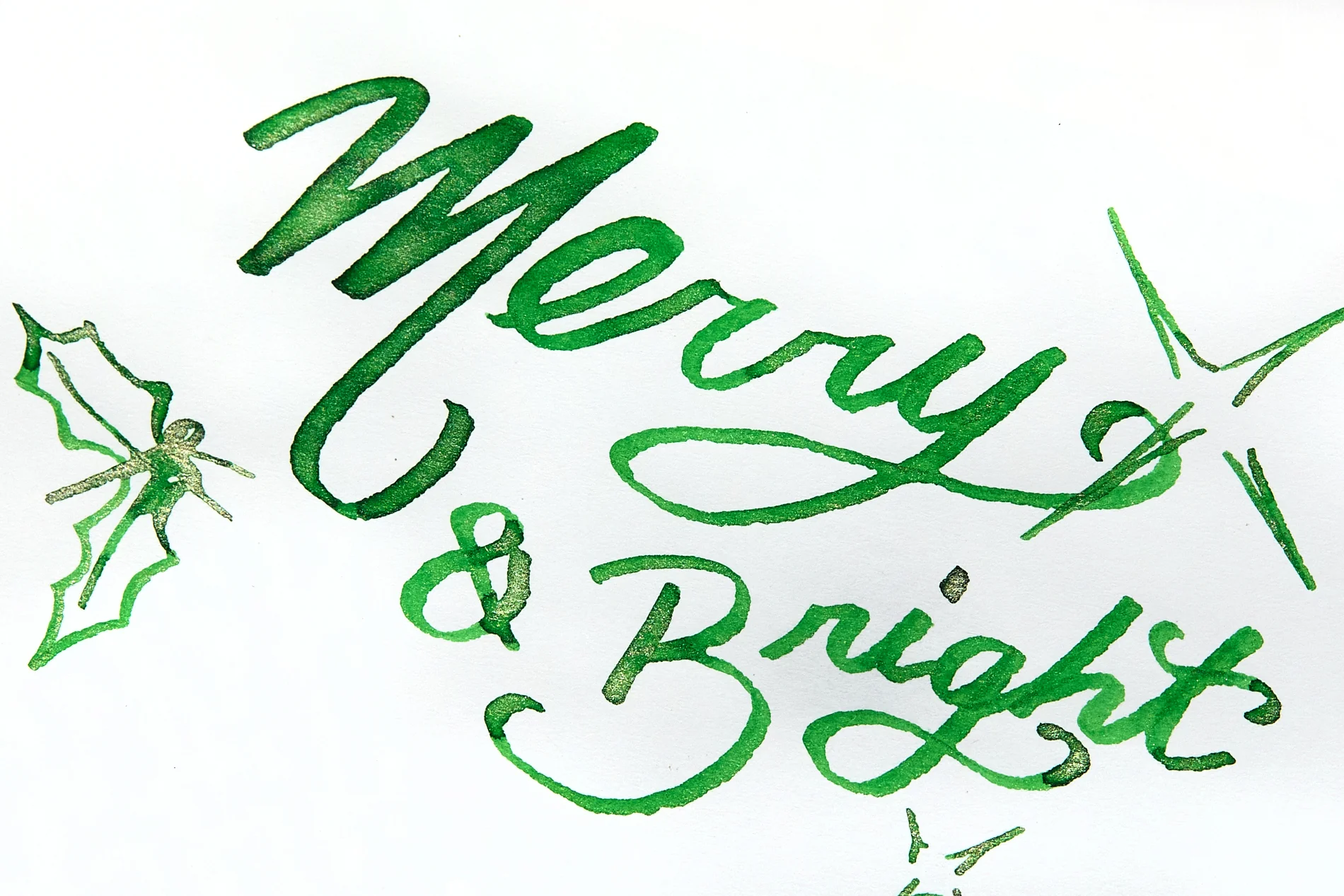Diamine Merry & Bright - Ink Sample - Image 2