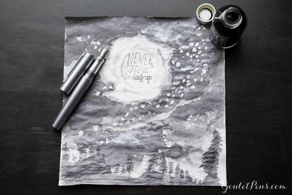 Diamine Moon Dust - 50ml Bottled Ink - Image 4
